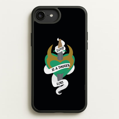 Love Is A Dagger  - Loki Phone Case for iPhone 6 Plus / 7 Plus / 8 Plus