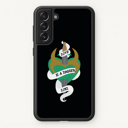 Love Is A Dagger  - Loki Phone Case for Galaxy S22 Plus