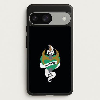 Love Is A Dagger  - Loki Phone Case for Google Pixel 9 / 9 Pro