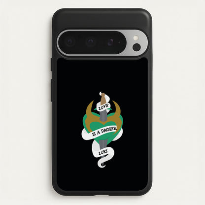 Love Is A Dagger  - Loki Phone Case for Google Pixel 9 Pro XL