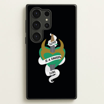 Love Is A Dagger  - Loki Phone Case for Galaxy S25 Ultra