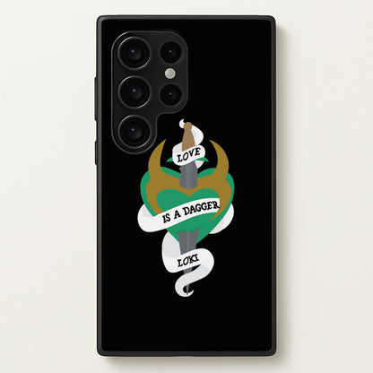 Love Is A Dagger  - Loki Phone Case for Galaxy S24 Ultra