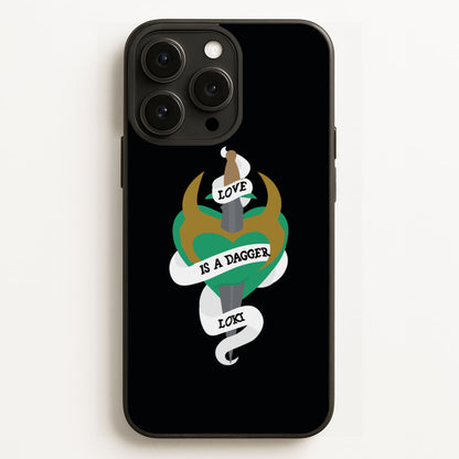 Love Is A Dagger  - Loki Phone Case for iPhone 12 Pro Max