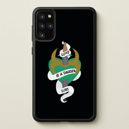 Love Is A Dagger  - Loki Phone Case for Galaxy S20 Plus