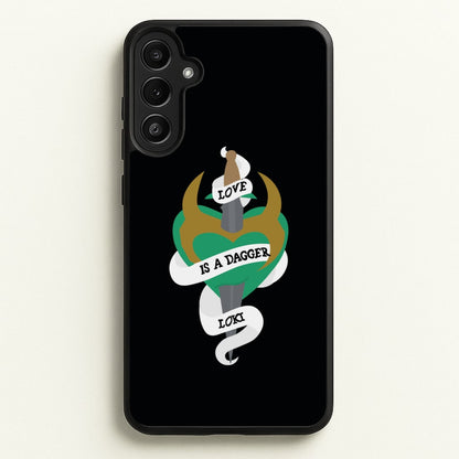 Love Is A Dagger  - Loki Phone Case for Galaxy A34