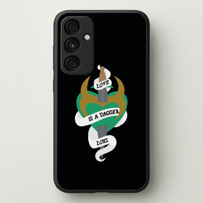 Love Is A Dagger  - Loki Phone Case for Galaxy A35