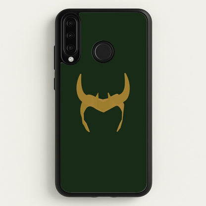 The Horned Helmet  - Loki Phone Case for Huawei P30 Lite