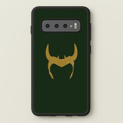 The Horned Helmet  - Loki Phone Case for Galaxy S10 Plus