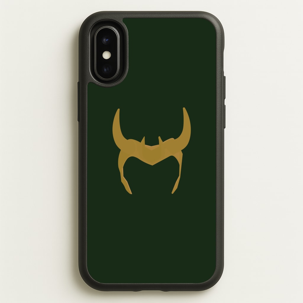 The Horned Helmet  - Loki Phone Case for iPhone X / XS