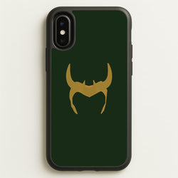 The Horned Helmet  - Loki Phone Case for iPhone X / XS