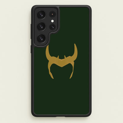 The Horned Helmet  - Loki Phone Case for Galaxy S22 Ultra