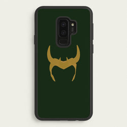 The Horned Helmet  - Loki Phone Case for Galaxy S9 Plus