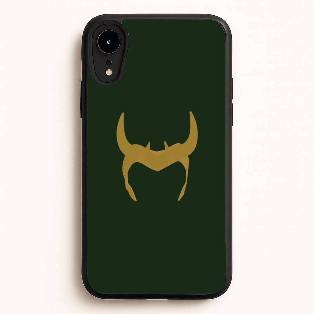 The Horned Helmet  - Loki Phone Case for iPhone XR