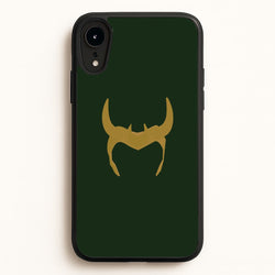 The Horned Helmet  - Loki Phone Case for iPhone XR