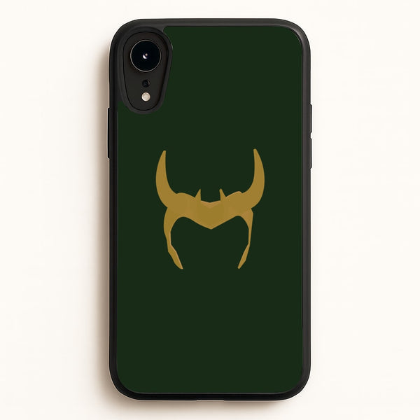 The Horned Helmet  - Loki Phone Case for iPhone XR