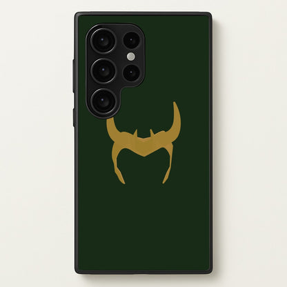 The Horned Helmet  - Loki Phone Case for Galaxy S24 Ultra