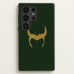 The Horned Helmet  - Loki Phone Case for Galaxy S25 Ultra