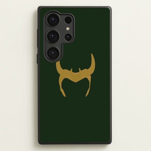 The Horned Helmet  - Loki Phone Case for Galaxy S25 Ultra