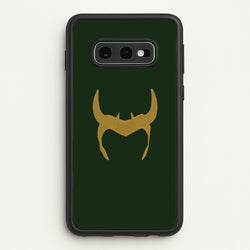 The Horned Helmet  - Loki Phone Case for Galaxy S10e