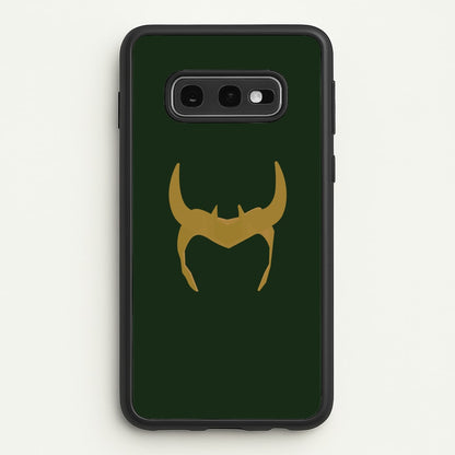 The Horned Helmet  - Loki Phone Case for Galaxy S10e