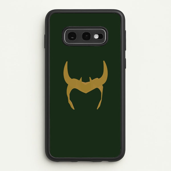 The Horned Helmet  - Loki Phone Case for Galaxy S10e