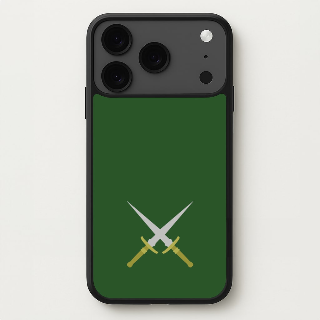 Double Daggers Phone Case for iPhone 17 Pro Max