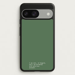 Burdened With Glorious Purpose  - Loki Phone Case for Google Pixel 9 / 9 Pro