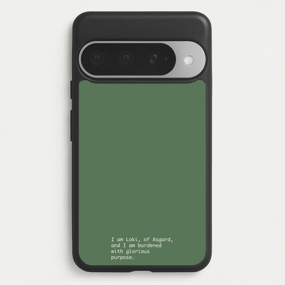 Burdened With Glorious Purpose Phone Case for Google Pixel 10 Pro XL