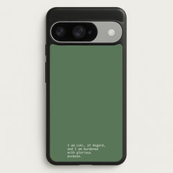 Burdened With Glorious Purpose Phone Case for Google Pixel 10 / 10 Pro