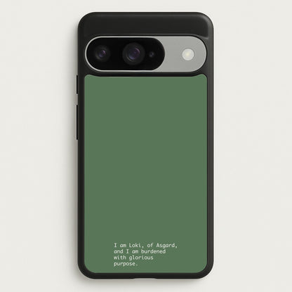 Burdened With Glorious Purpose Phone Case for Google Pixel 10 / 10 Pro