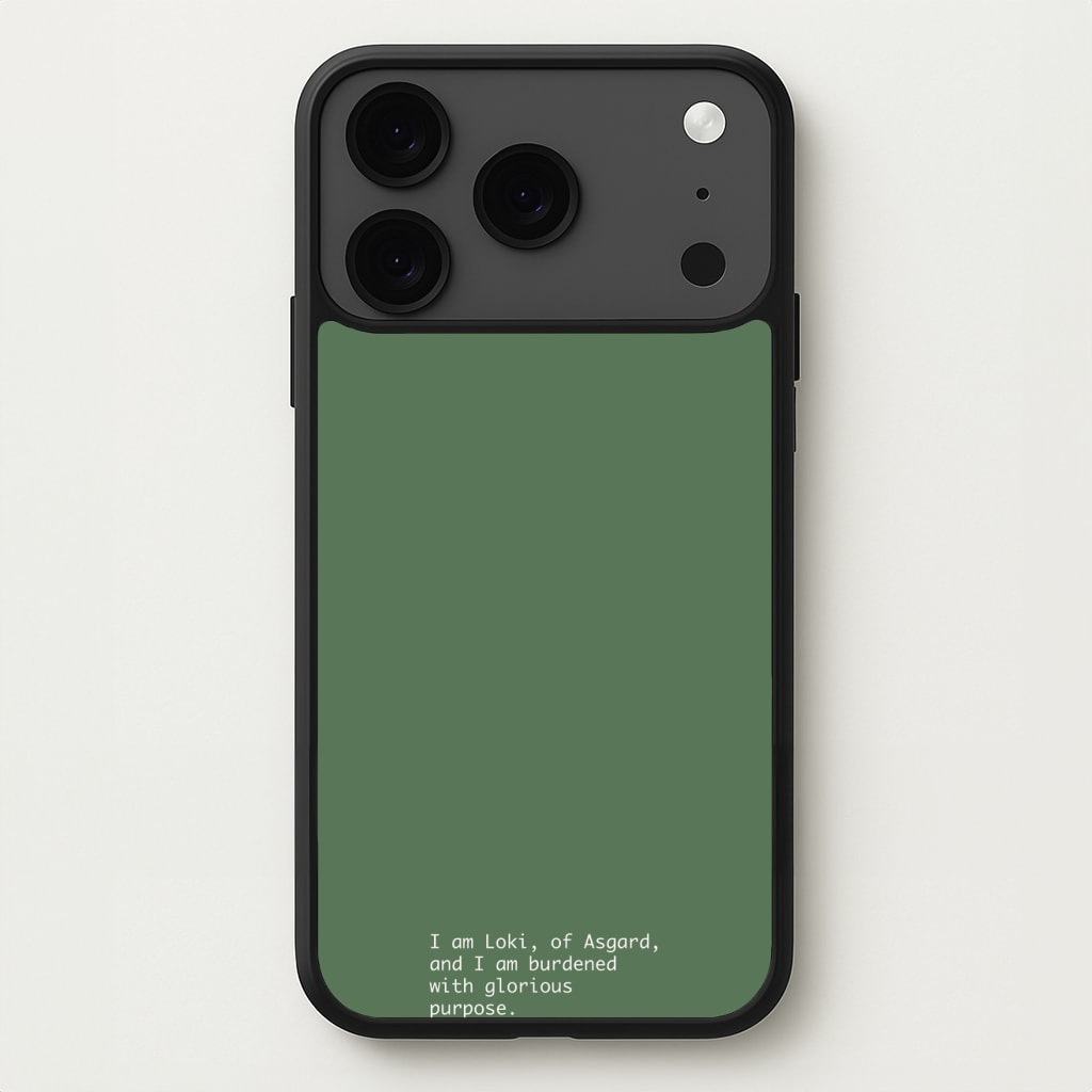 Burdened With Glorious Purpose Phone Case for iPhone 17 Pro