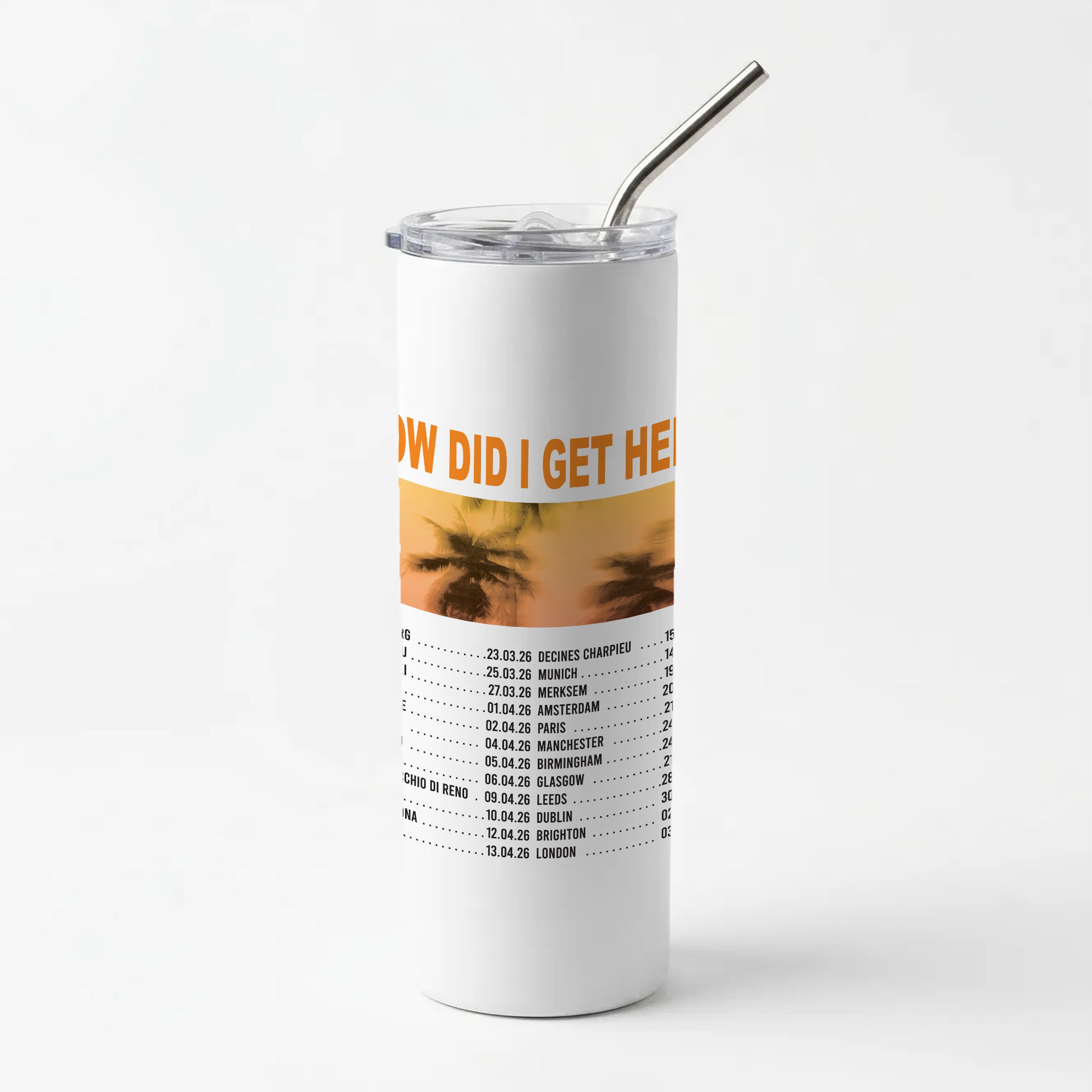 HDIGH Tour 2026 Skinny Tumbler