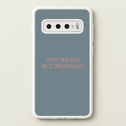 Not Waving But Drowning -  - Loyle Carner Phone Case for Galaxy S10 Plus