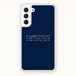There's More To Life -  - Loyle Carner Phone Case for Galaxy S22