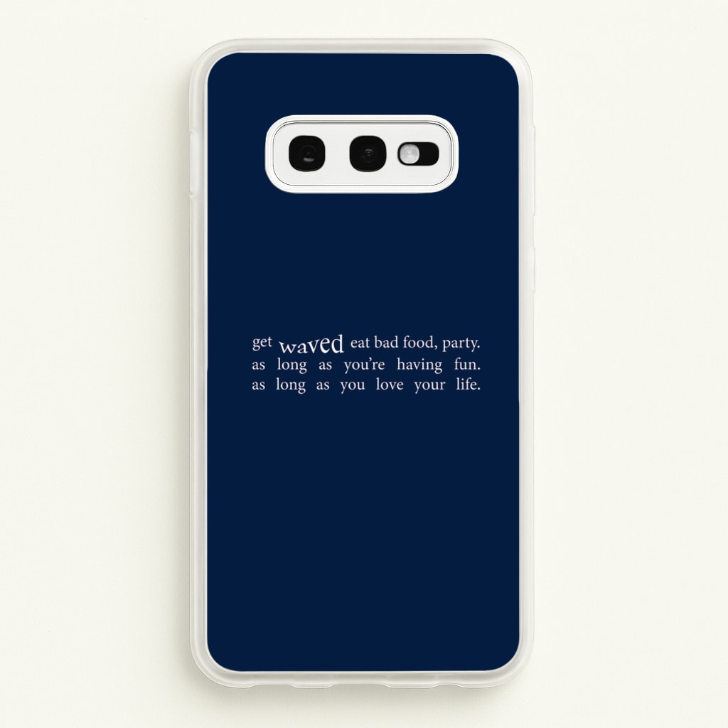 There's More To Life -  - Loyle Carner Phone Case for Galaxy S10e