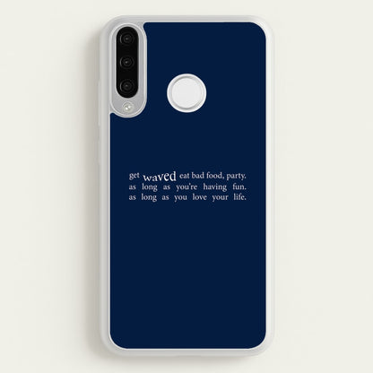 There's More To Life -  - Loyle Carner Phone Case for Huawei P30 Lite