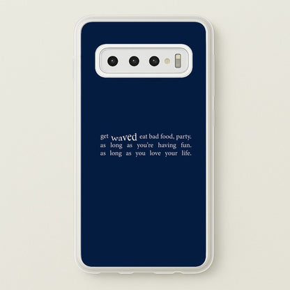 There's More To Life -  - Loyle Carner Phone Case for Galaxy S10
