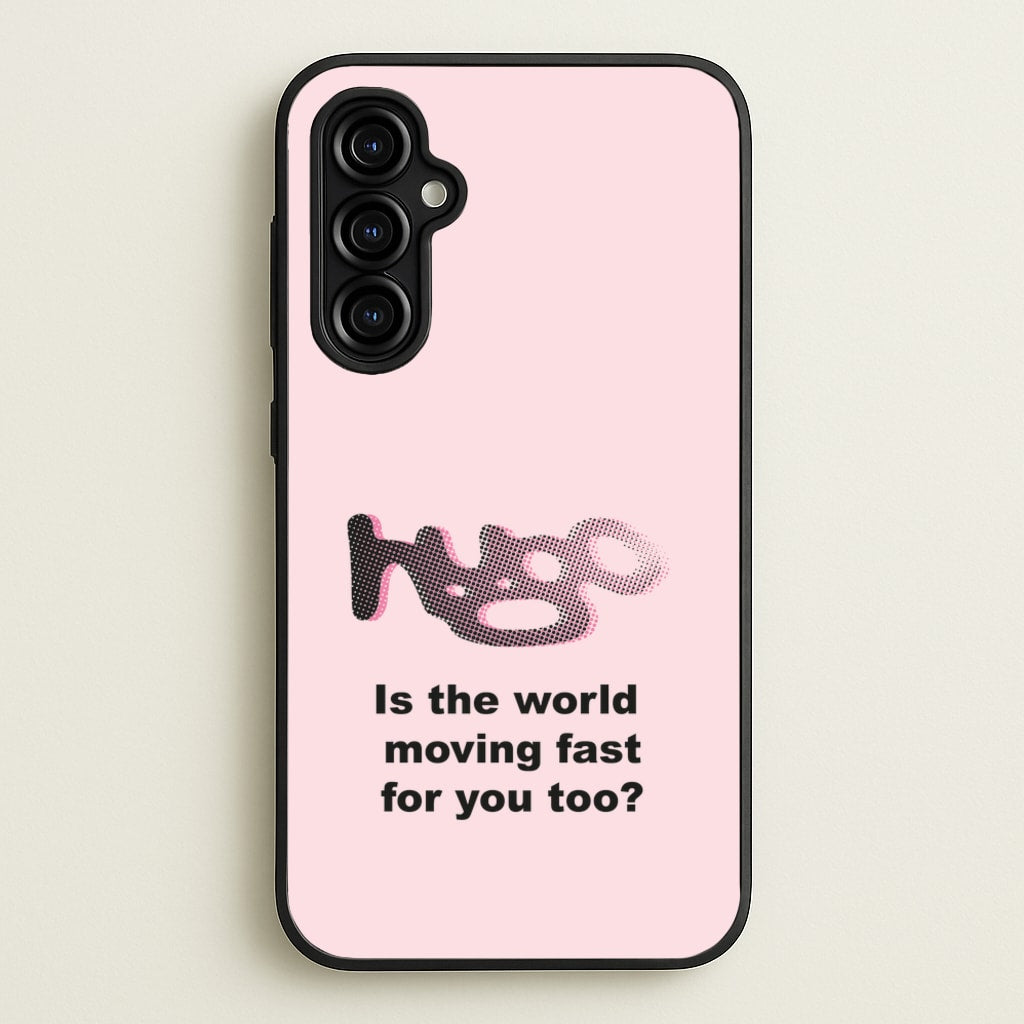 Pink Hugo -  - Loyle Carner Phone Case for Galaxy A54