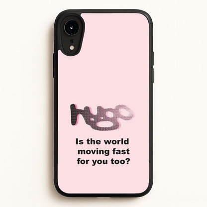 Pink Hugo -  - Loyle Carner Phone Case for iPhone XR