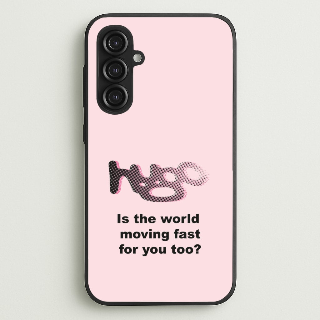 Pink Hugo -  - Loyle Carner Phone Case for Galaxy S23FE