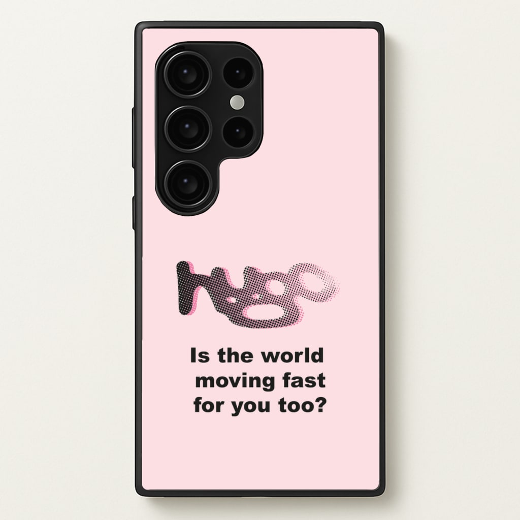 Pink Hugo -  - Loyle Carner Phone Case for Galaxy S24 Ultra