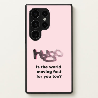 Pink Hugo -  - Loyle Carner Phone Case for Galaxy S24 Ultra