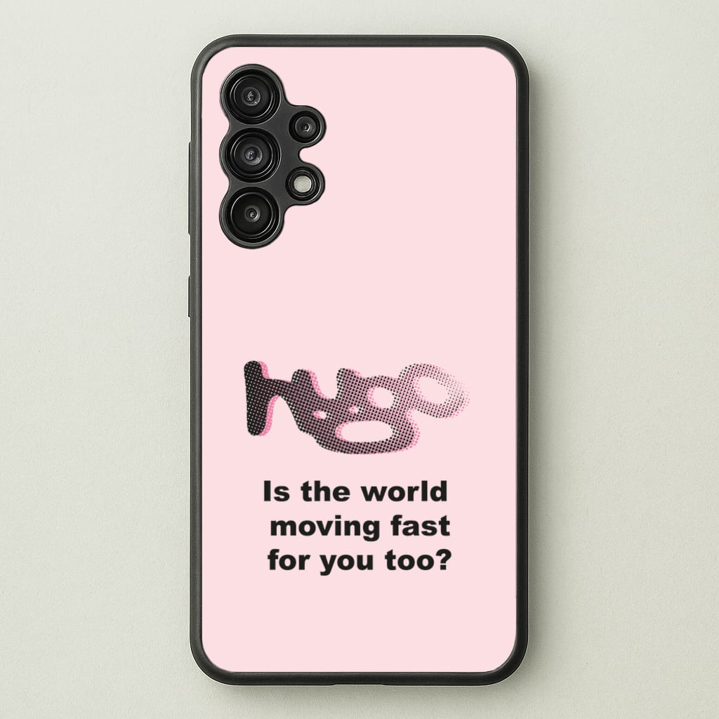 Pink Hugo -  - Loyle Carner Phone Case for Galaxy A13