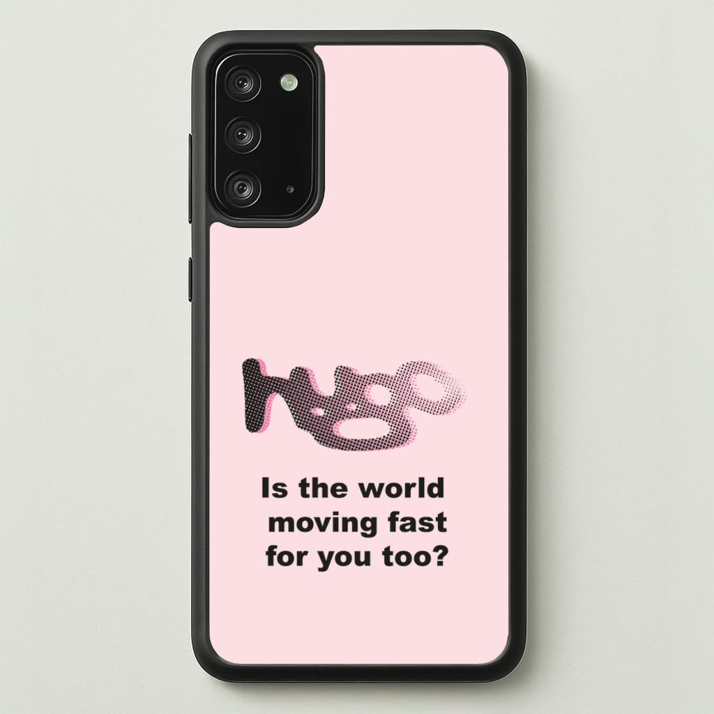 Pink Hugo -  - Loyle Carner Phone Case for Galaxy Note 20