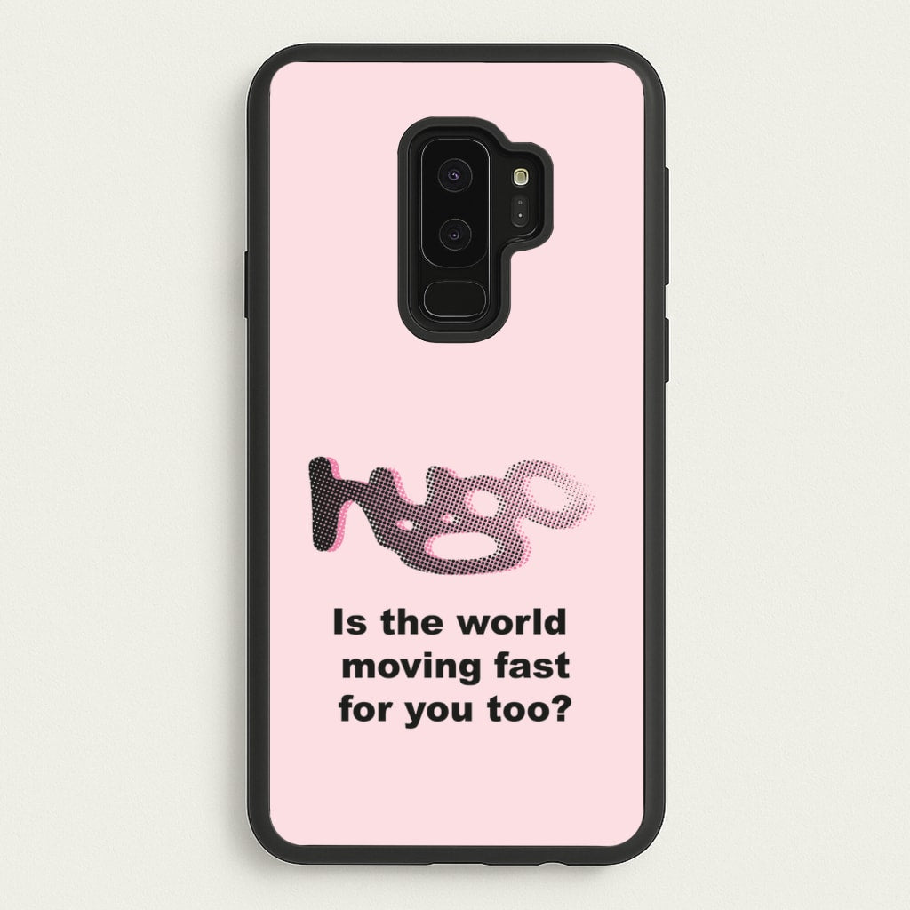 Pink Hugo -  - Loyle Carner Phone Case for Galaxy S9 Plus