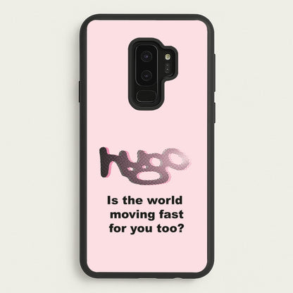 Pink Hugo -  - Loyle Carner Phone Case for Galaxy S9 Plus