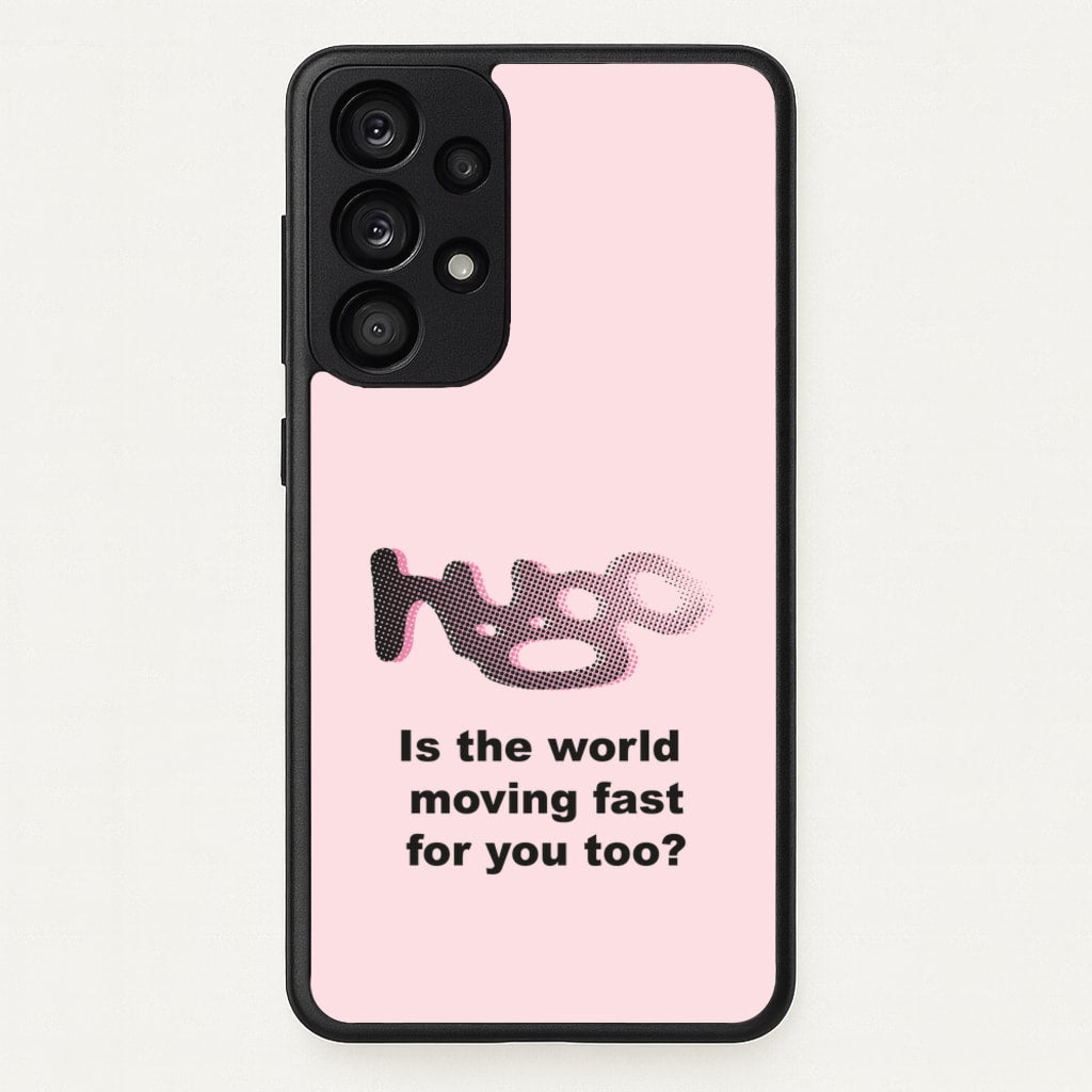 Pink Hugo -  - Loyle Carner Phone Case for Galaxy A53