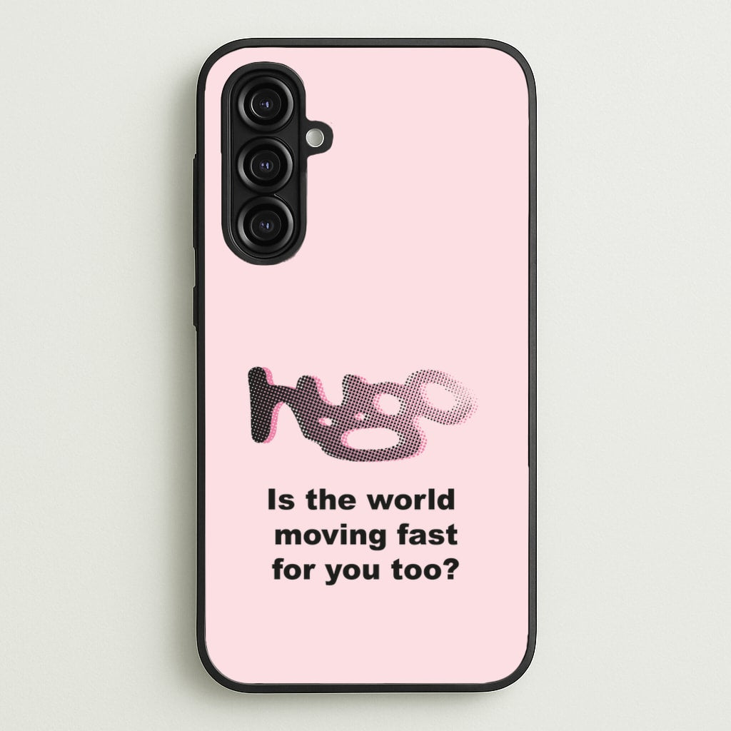 Pink Hugo -  - Loyle Carner Phone Case for Galaxy A16