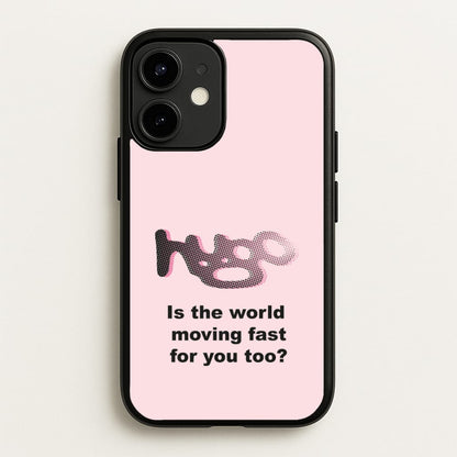 Pink Hugo -  - Loyle Carner Phone Case for iPhone 12 Mini