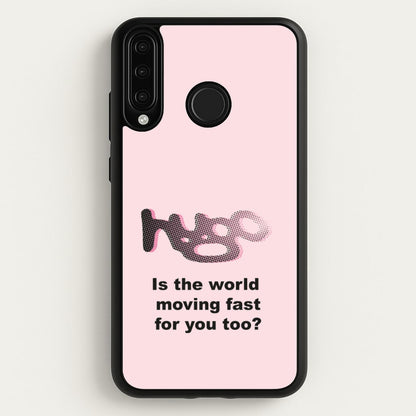 Pink Hugo -  - Loyle Carner Phone Case for Huawei P30 Lite